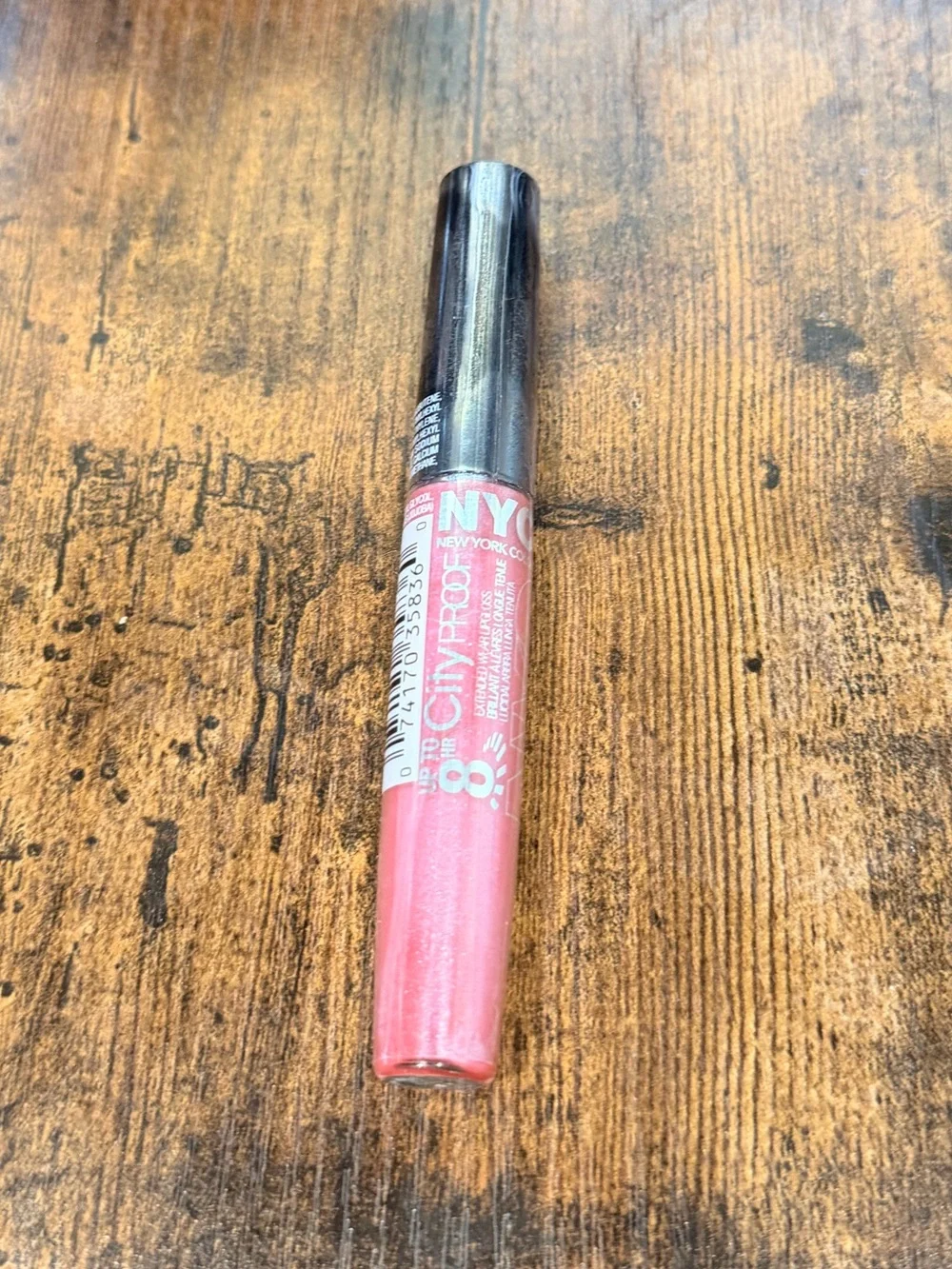 NYC BLUSH 8hr wear Pink Lip Gloss - Shimmering Rose Shine